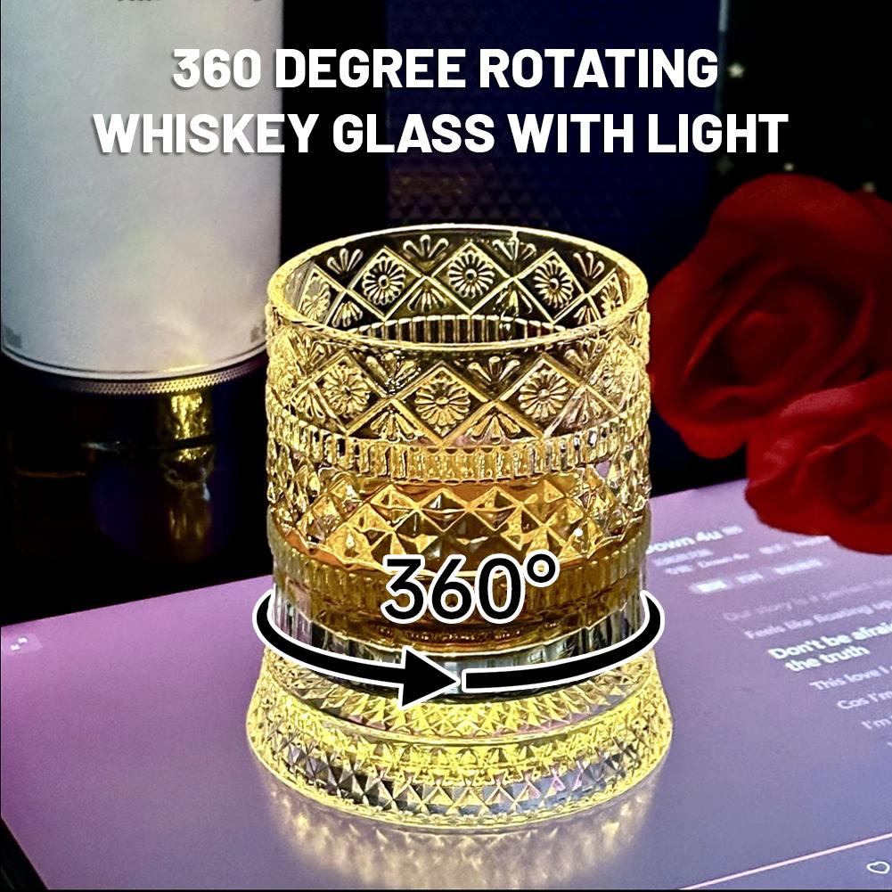 Wine Beer And Liquor - Rotierendes Whiskyglas Kreatives Kristall-Bierglas Stressabbauender Likörbecher