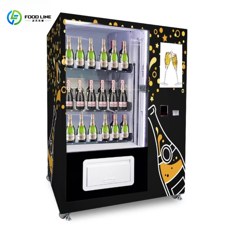 Wine Beer & More - WLAN-fähiger, anpassbarer Getränkeautomat für Cocktails, Champagner,