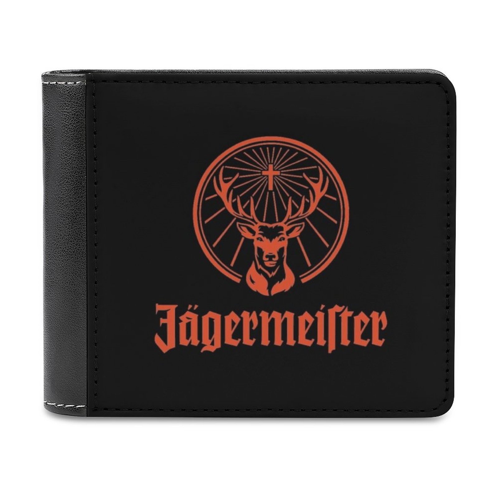 Wine Beer Price - Happy With Ja?Germeister Business-Herren-Geldbörsen, kleine Geldbörsen,