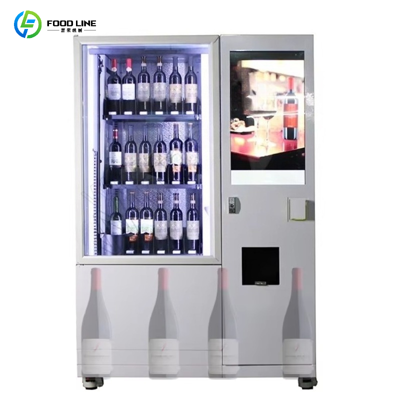 Wine Beer & More - Intelligentes Altersverifikations-Liftsystem Kühlschrank-Verkaufsautomat Bier- und Rotwein-Verkaufsautomat