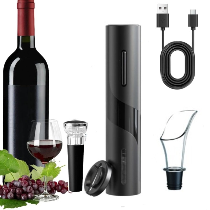 Wine Beer Opener - Wiederaufladbare Multifunktions Elektrische Automatische Korkenzieher Wein