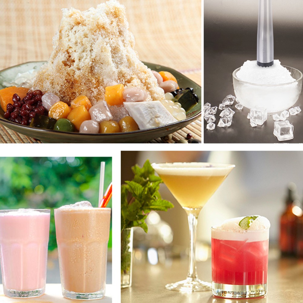 Muddler Cocktail Bar - Robuster Eiszerkleinerer mit Langem Griff aus