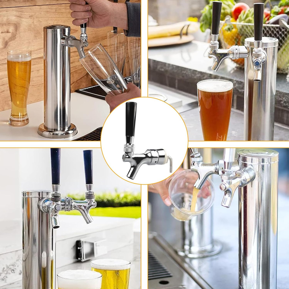 Fassbier-Wasserhahn, verchromt – Wine Beers Bewertung und Preis