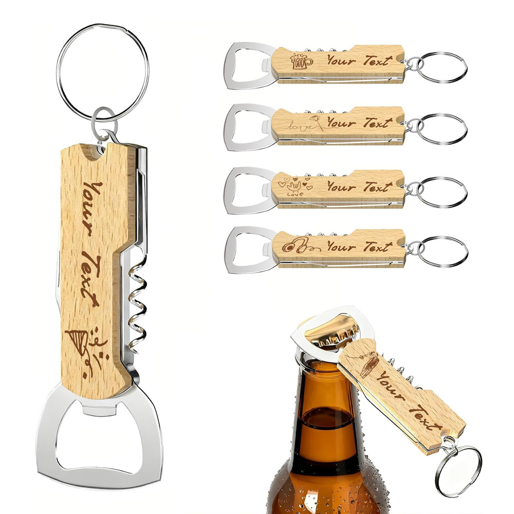 Individuell gravierter Logo-Fl – Wine Beer Opener Bewertung und Preis