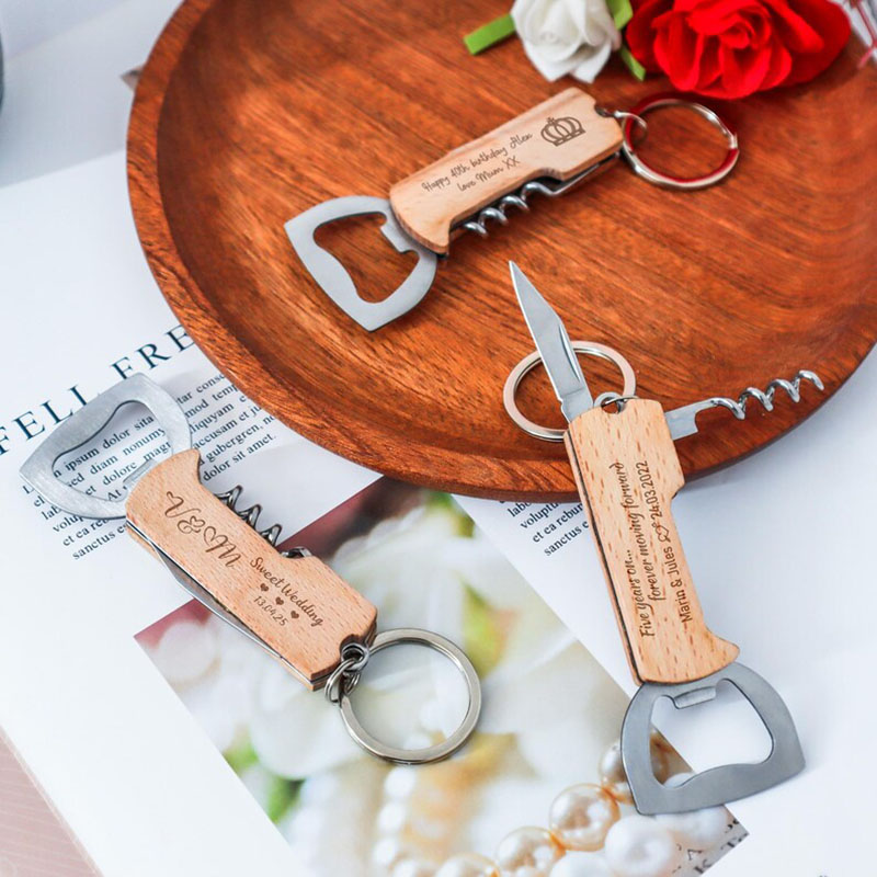 Individuell gravierter Logo-Fl – Wine Beer Opener Bewertung und Preis