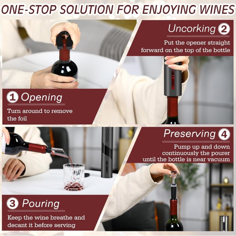 Wiederaufladbare Multifunktion – Wine Beer Opener Bewertung und Preis