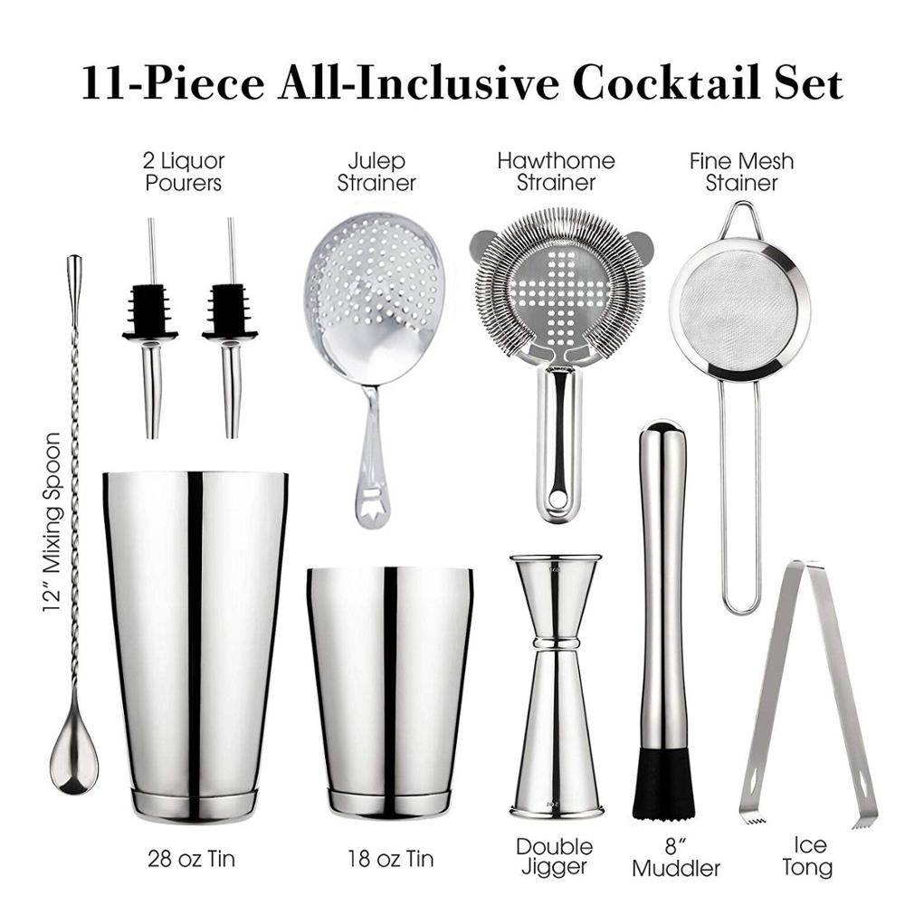 Cocktail-Shaker-Bar-Set: 2 bes – Muddler Cocktail Bar Bewertung und Preis