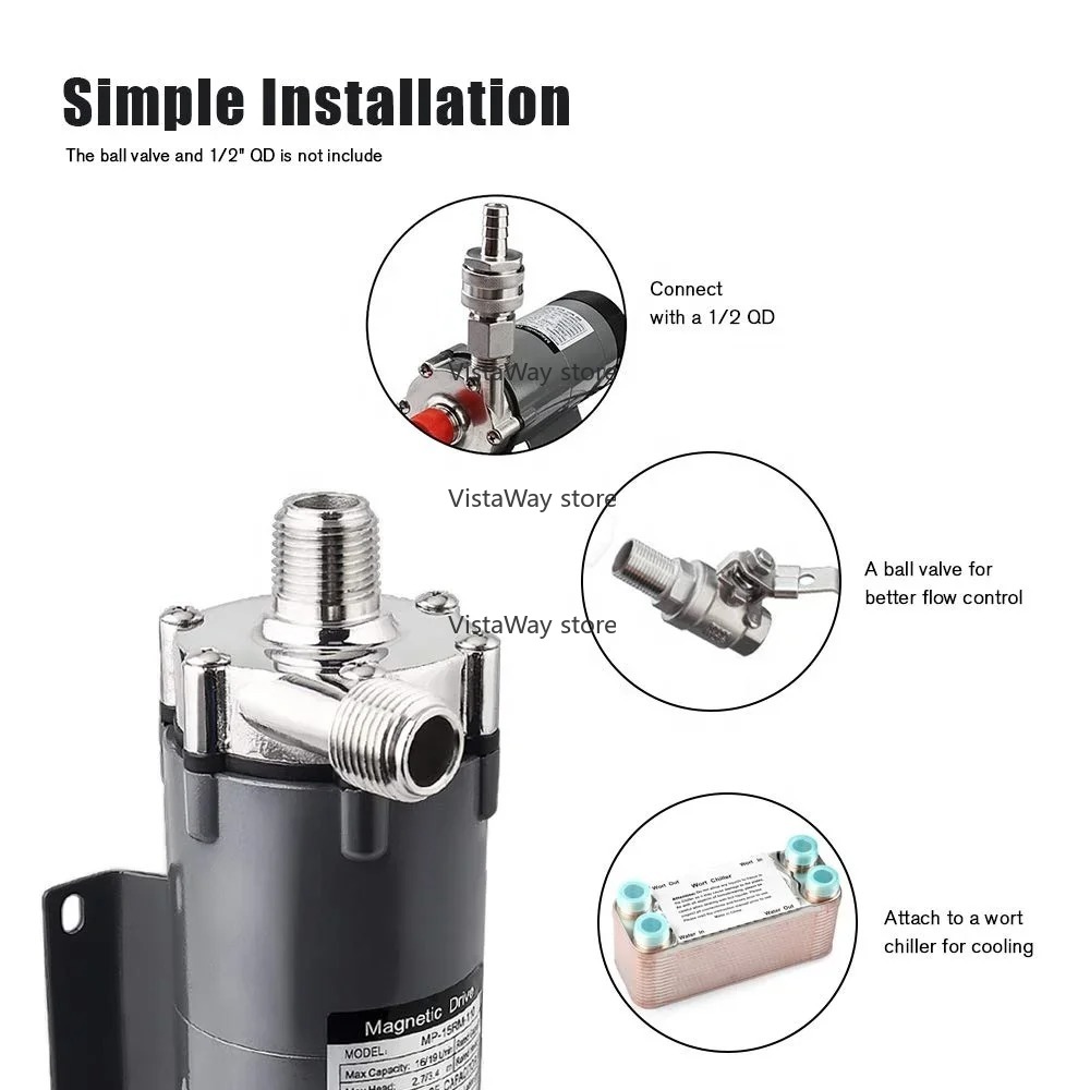 1-Zoll-Magnetantriebspumpe mit – Wine Beer Food Bewertung und Preis